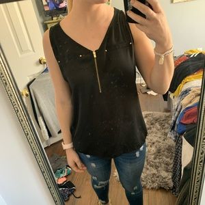 Black IZ byer tank top